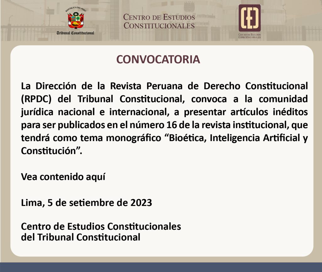 CONVOCATORIA