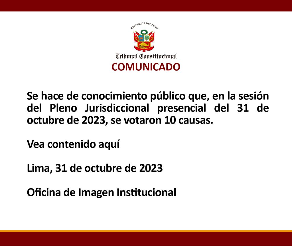 COMUNICADO