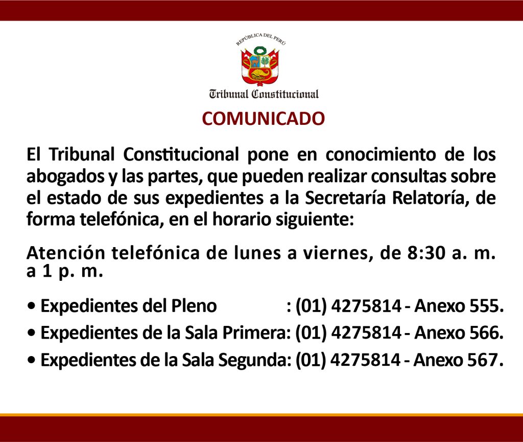 COMUNICADO