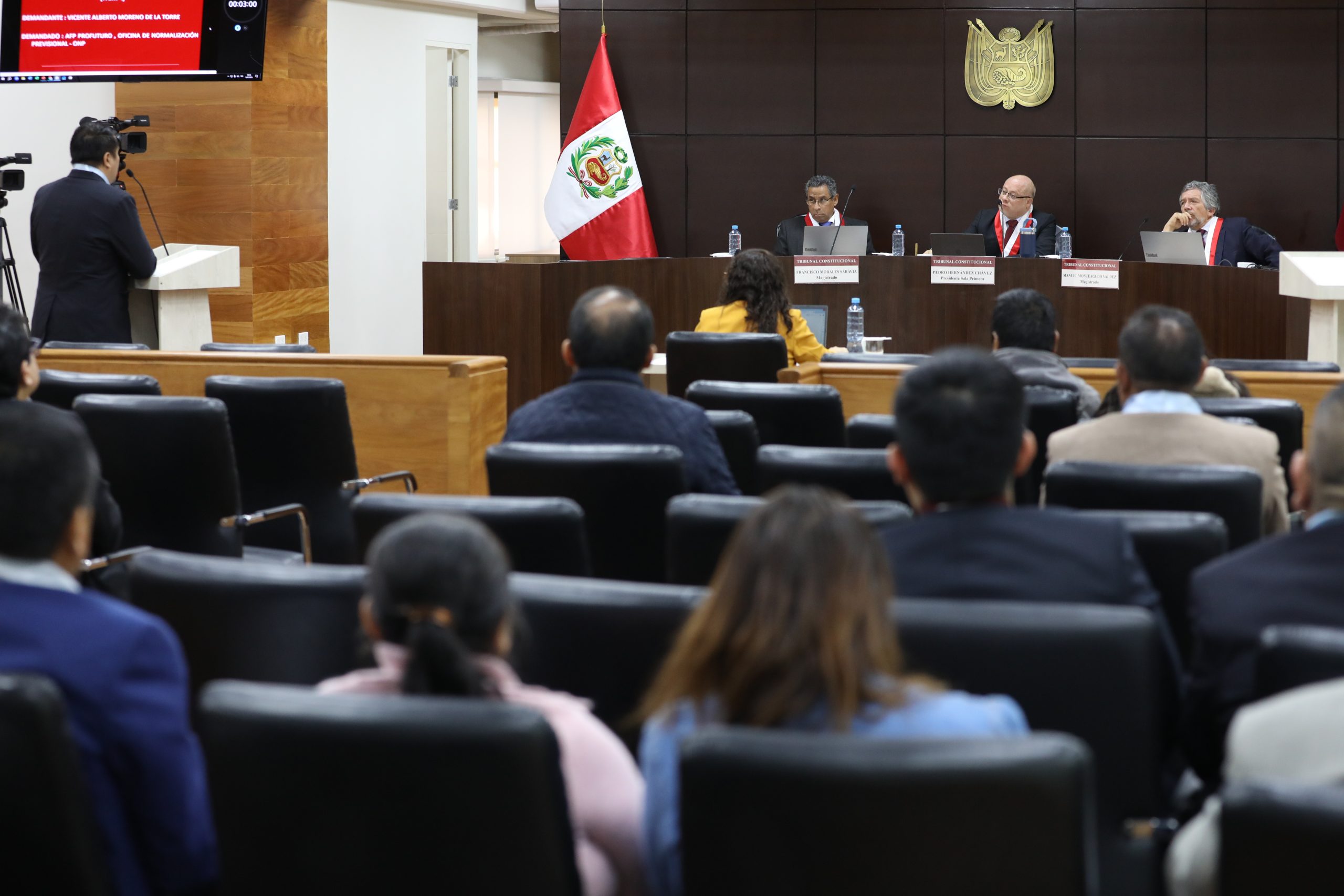 SALA PRIMERA DEL TRIBUNAL CONSTITUCIONAL SESIONÓ EN AUDIENCIA PÚBLICA Y DEJÓ AL VOTO 50 PROCESOS CONSTITUCIONALES