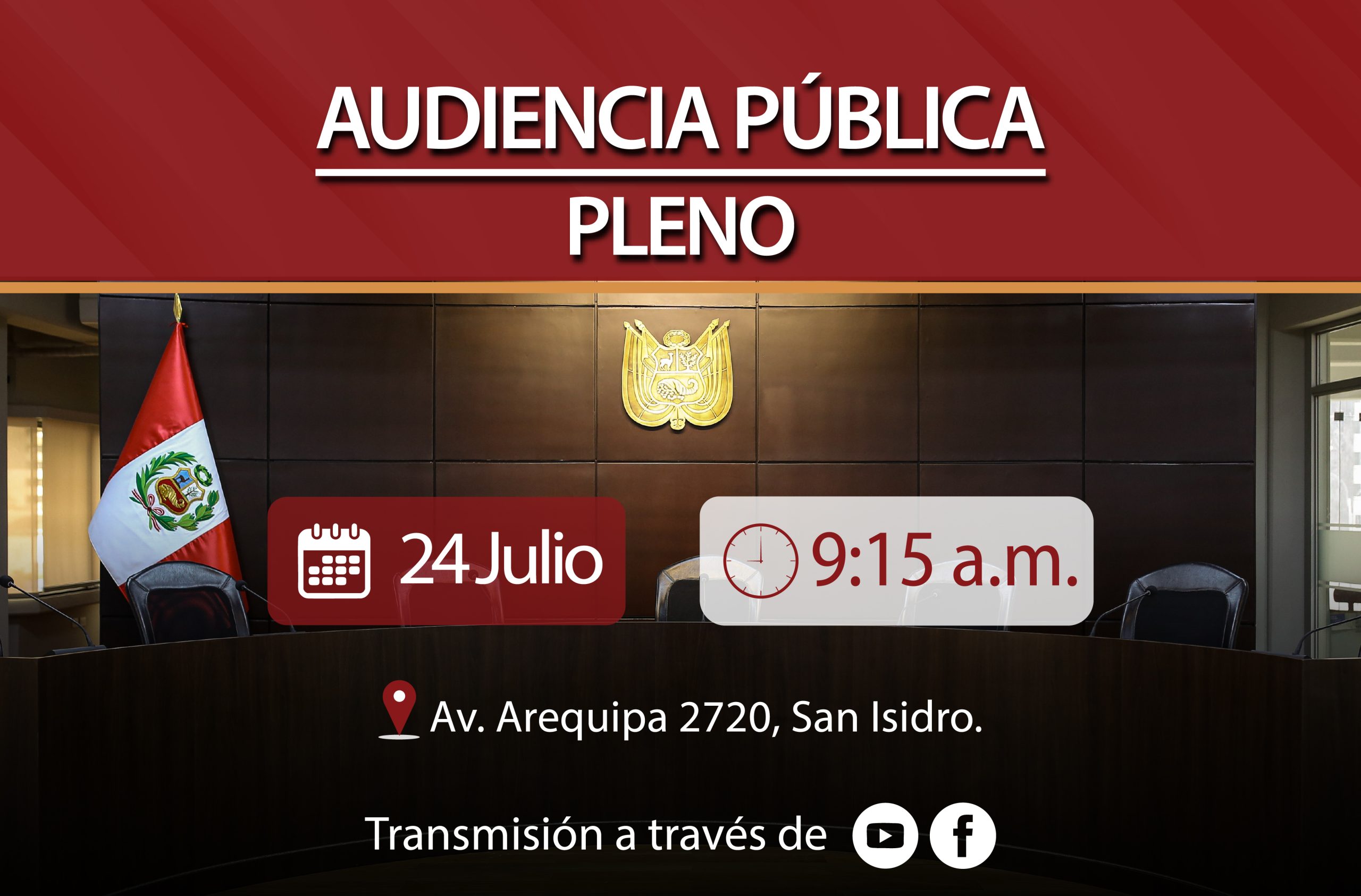 AUDIENCIA PÚBLICA PRESENCIAL DEL PLENO DEL TRIBUNAL CONSTITUCIONAL SE REALIZARÁ EL JUEVES 24 DE JULIO Y VERÁ 11 PROCESOS CONSTITUCIONALES