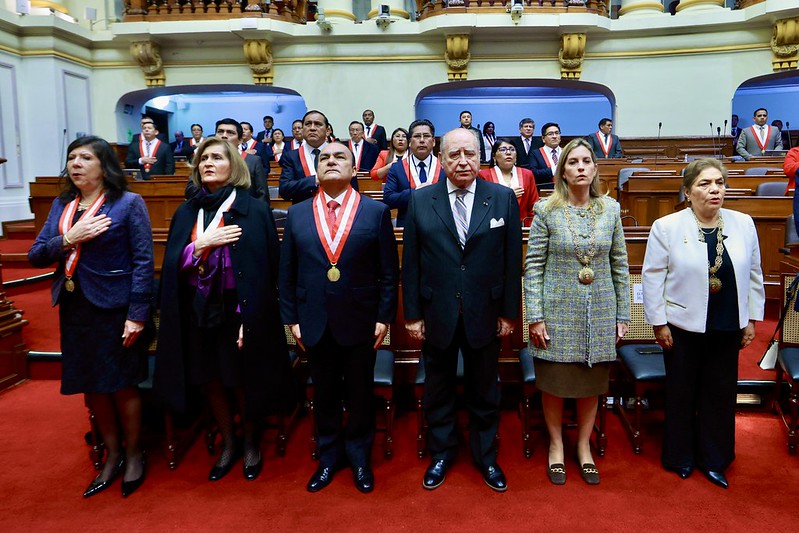 PRESIDENTA DEL TRIBUNAL CONSTITUCIONAL LUZ PACHECO PARTICIPÓ EN LA SESIÓN SOLEMNE POR EL 203. ° ANIVERSARIO DEL CONGRESO DE LA REPÚBLICA