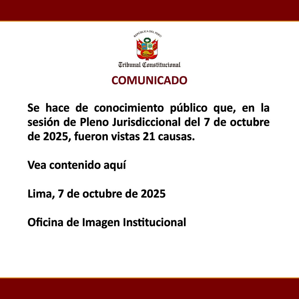 COMUNICADO