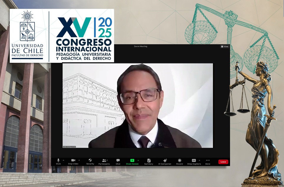 VICEPRESIDENTE DEL TC HELDER DOMÍNGUEZ EXPUSO EN XV CONGRESO INTERNACIONAL DE PEDAGOGÍA UNIVERSITARIA Y DIDÁCTICA DEL DERECHO