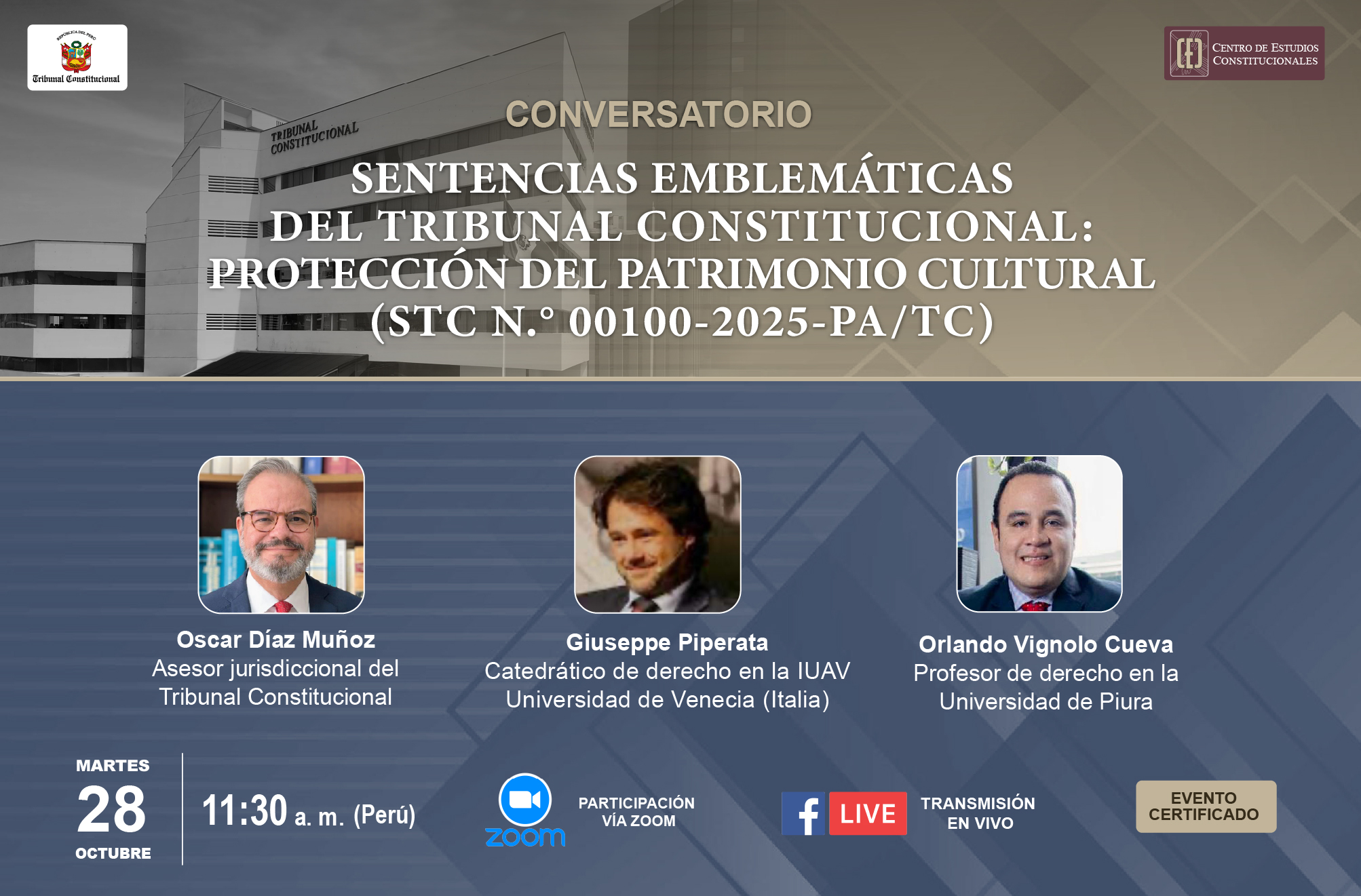 SENTENCIA EMBLEMÁTICA SOBRE PROTECCIÓN DEL PATRIMONIO CULTURAL ANALIZARÁ EL CEC DEL TC EL MARTES 28 DE OCTUBRE