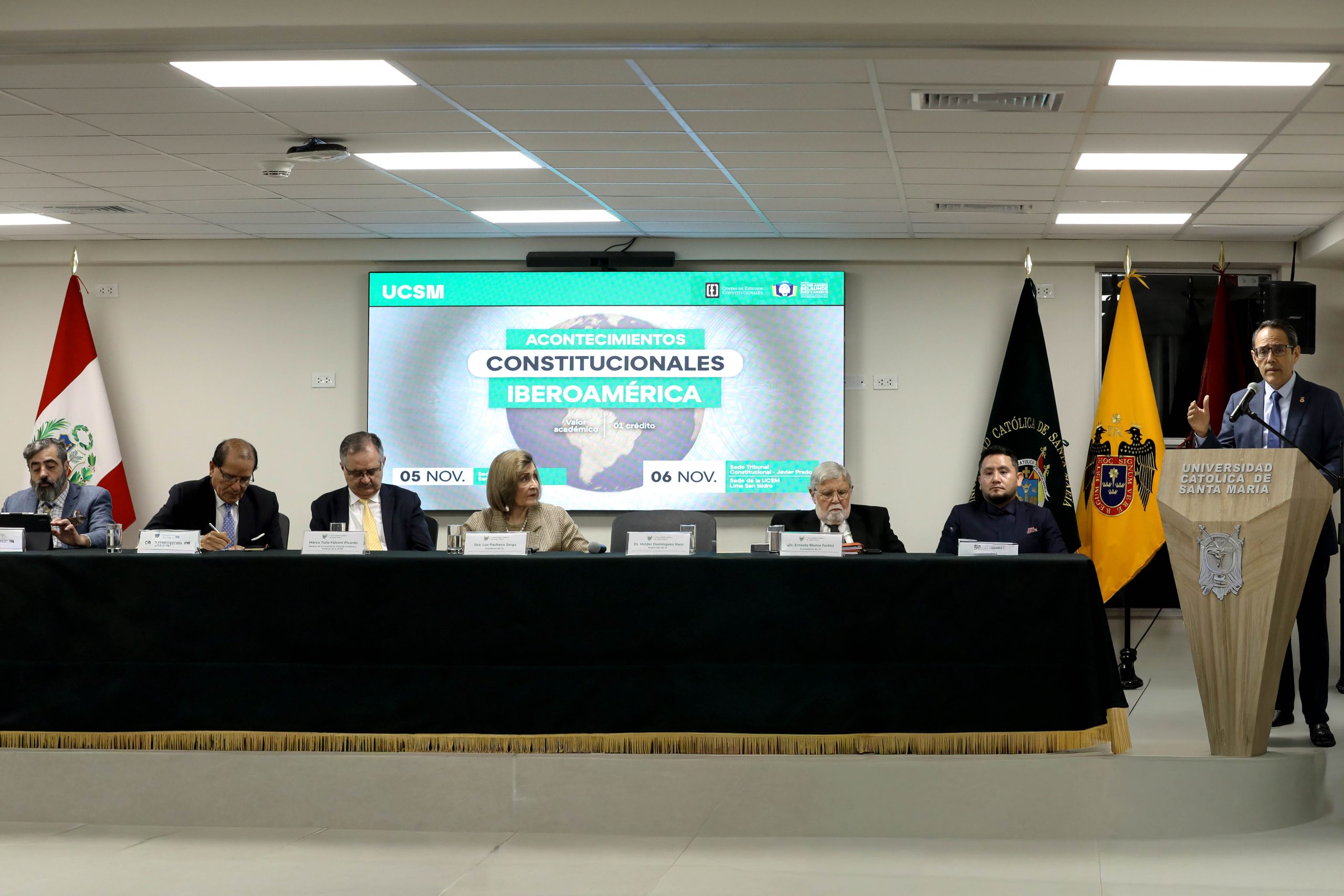 VICEPRESIDENTE DEL TC HELDER DOMÍNGUEZ EXPUSO EN CONFERENCIA “ACONTECIMIENTOS CONSTITUCIONALES EN IBEROAMÉRICA”