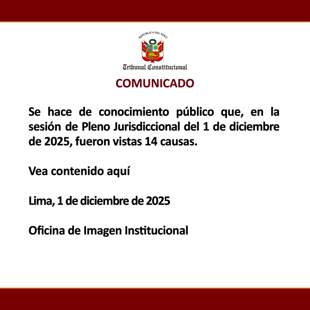 COMUNICADO