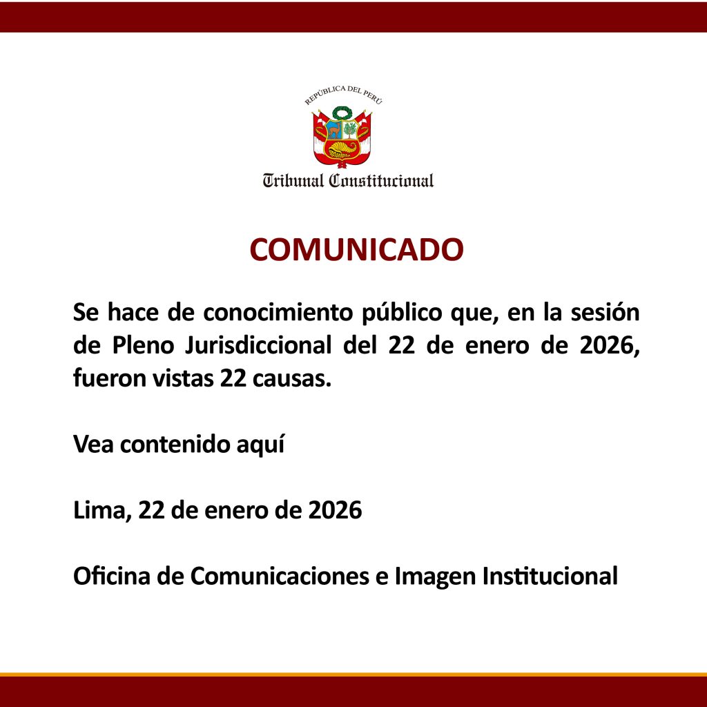 COMUNICADO