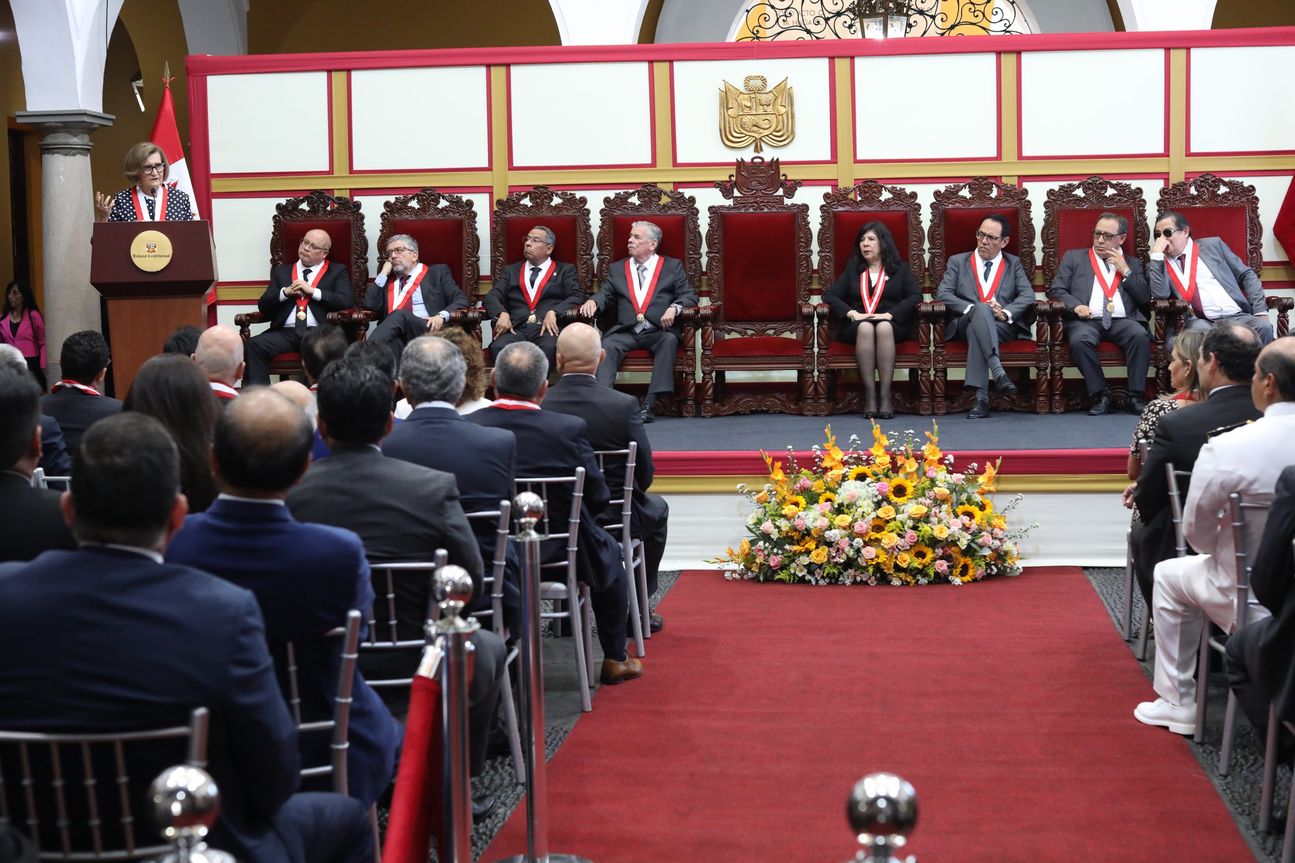 PRESIDENTA DEL TC LUZ PACHECO REALIZÓ UN RECUENTO DEL TRABAJO REALIZADO EN EL 2025 Y DE LAS METAS PARA EL 2026 DURANTE CEREMONIA DE APERTURA DEL AÑO JURISDICCIONAL CONSTITUCIONAL