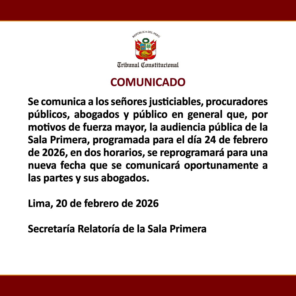 COMUNICADO