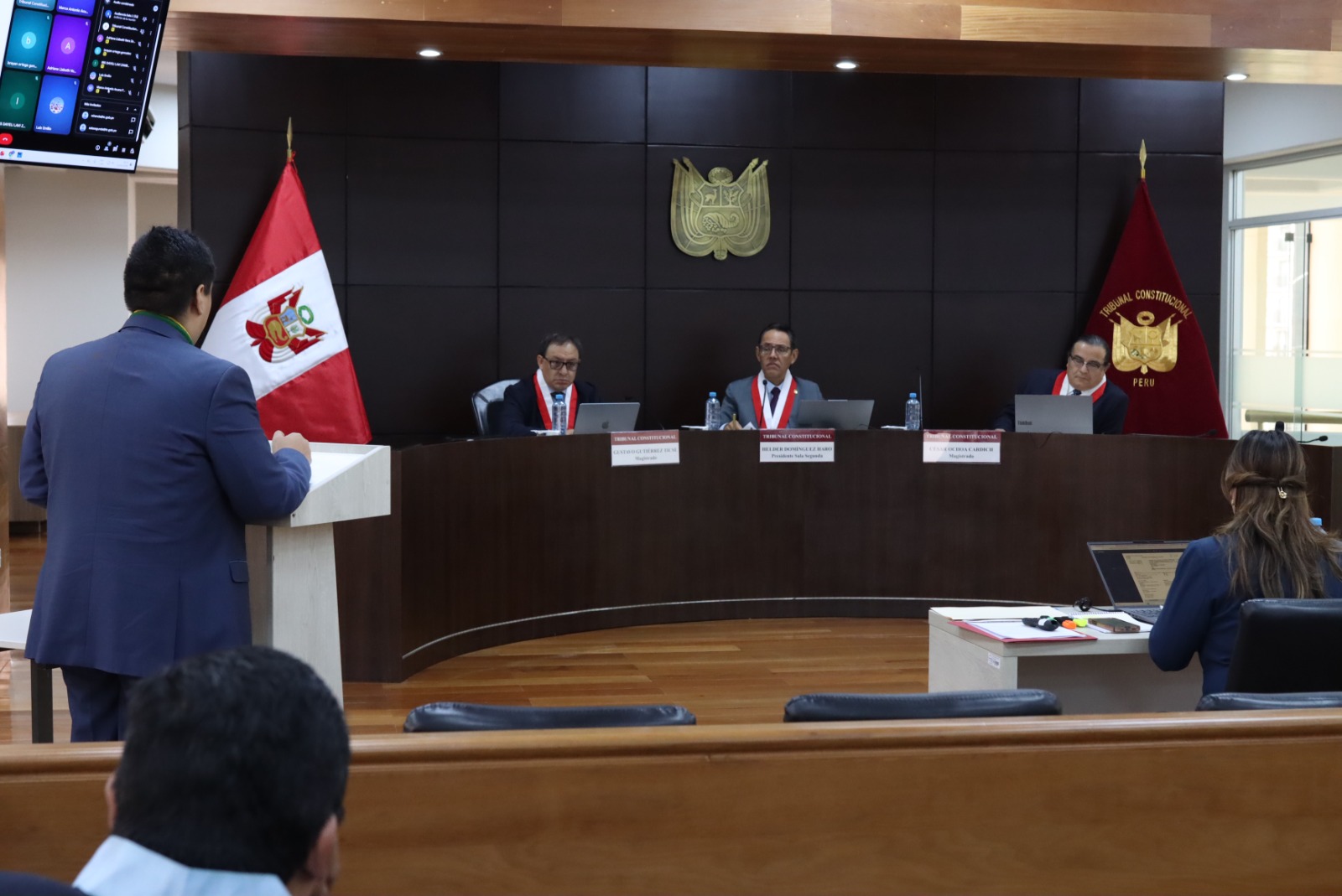 LA SALA SEGUNDA DEL TC SESIONÓ EN AUDIENCIA PÚBLICA Y LUEGO DE ESCUCHAR LOS ALEGATOS DE LOS ABOGADOS DEJÓ AL VOTO 50 CAUSAS