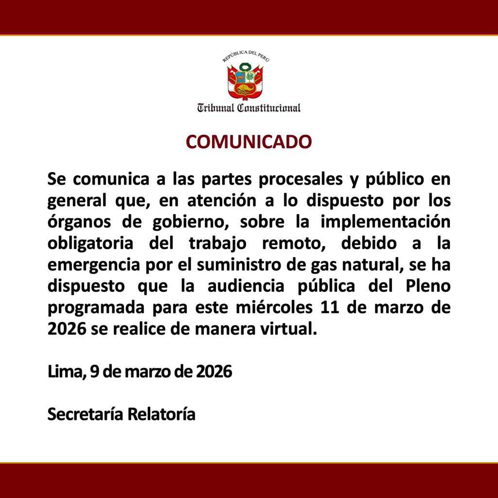 COMUNICADO