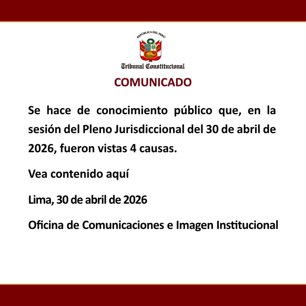 COMUNICADO