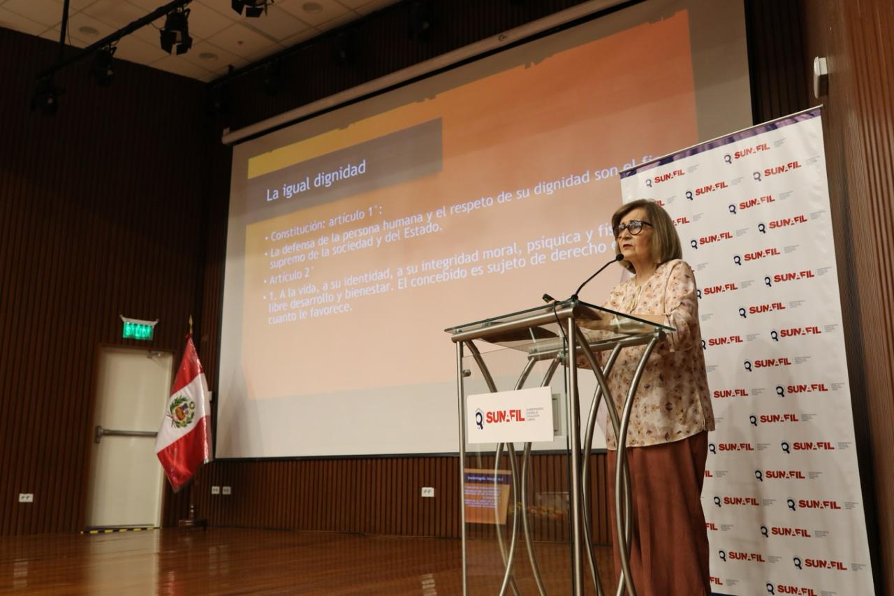PRESIDENTA DEL TC LUZ PACHECO BRINDÓ CONFERENCIA EN CEREMONIA POR EL XII ANIVERSARIO DE LA SUPERINTENDENCIA NACIONAL DE FISCALIZACIÓN LABORAL