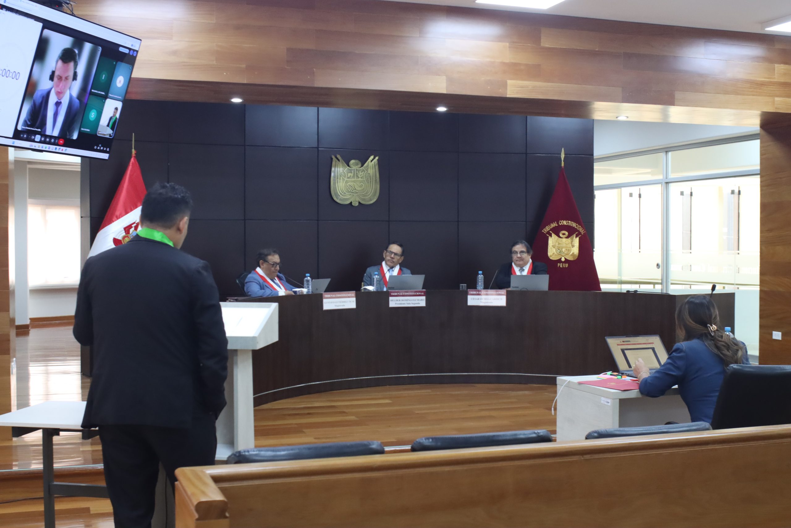 SALA SEGUNDA DEL TC SESIONÓ EN AUDIENCIA PÚBLICA Y DEJÓ AL VOTO 52 PROCESOS CONSTITUCIONALES