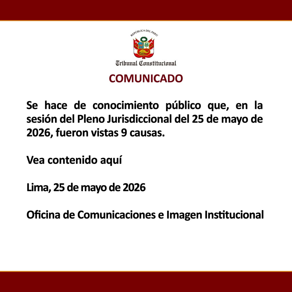 COMUNICADO