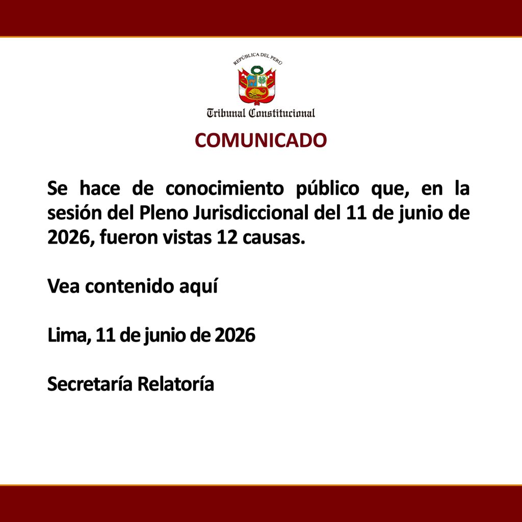 COMUNICADO