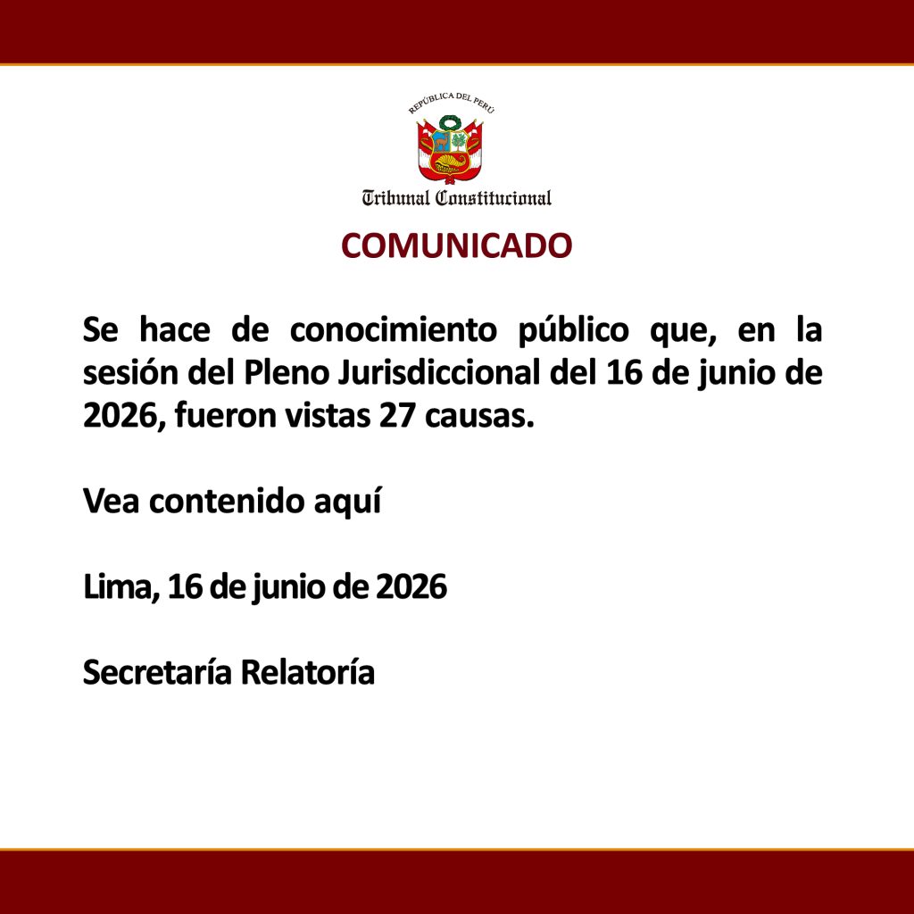 COMUNICADO