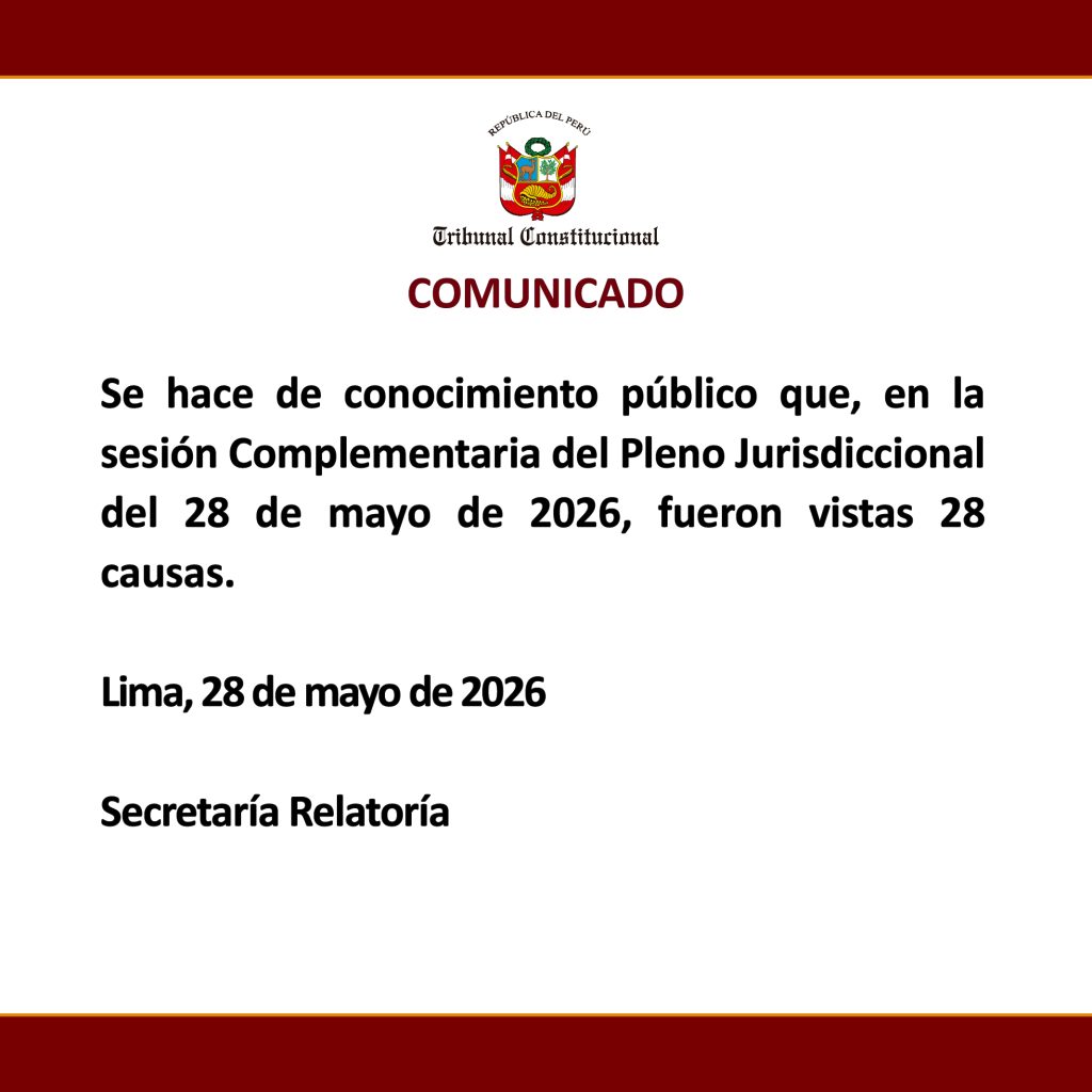 COMUNICADO