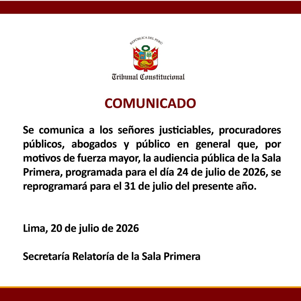 COMUNICADO
