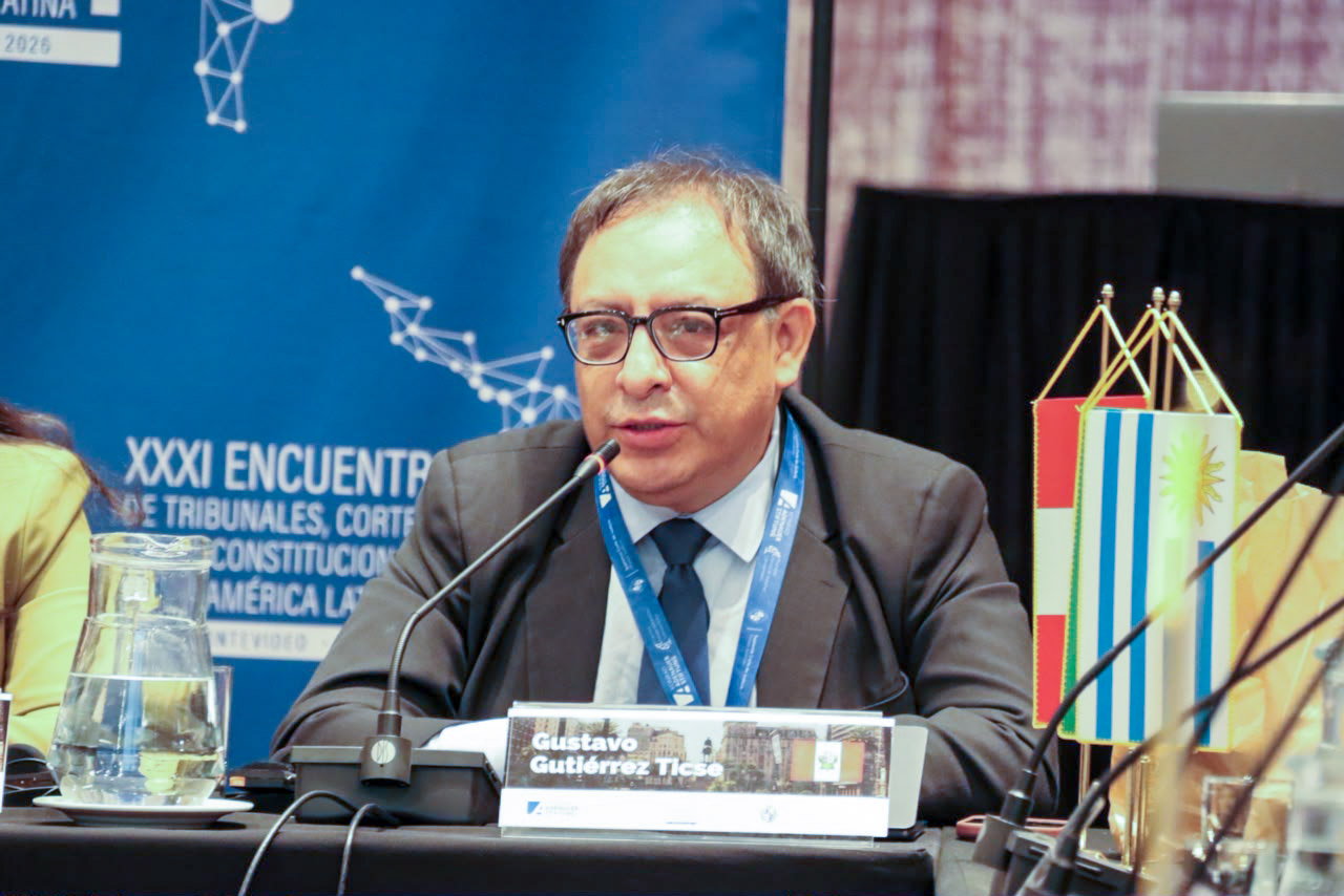 MAGISTRADO DEL TC GUSTAVO GUTIÉRREZ PARTICIPÓ EN EL XXXI ENCUENTRO DE TRIBUNALES, CORTES Y SALAS CONSTITUCIONALES DE AMÉRICA LATINA EN URUGUAY