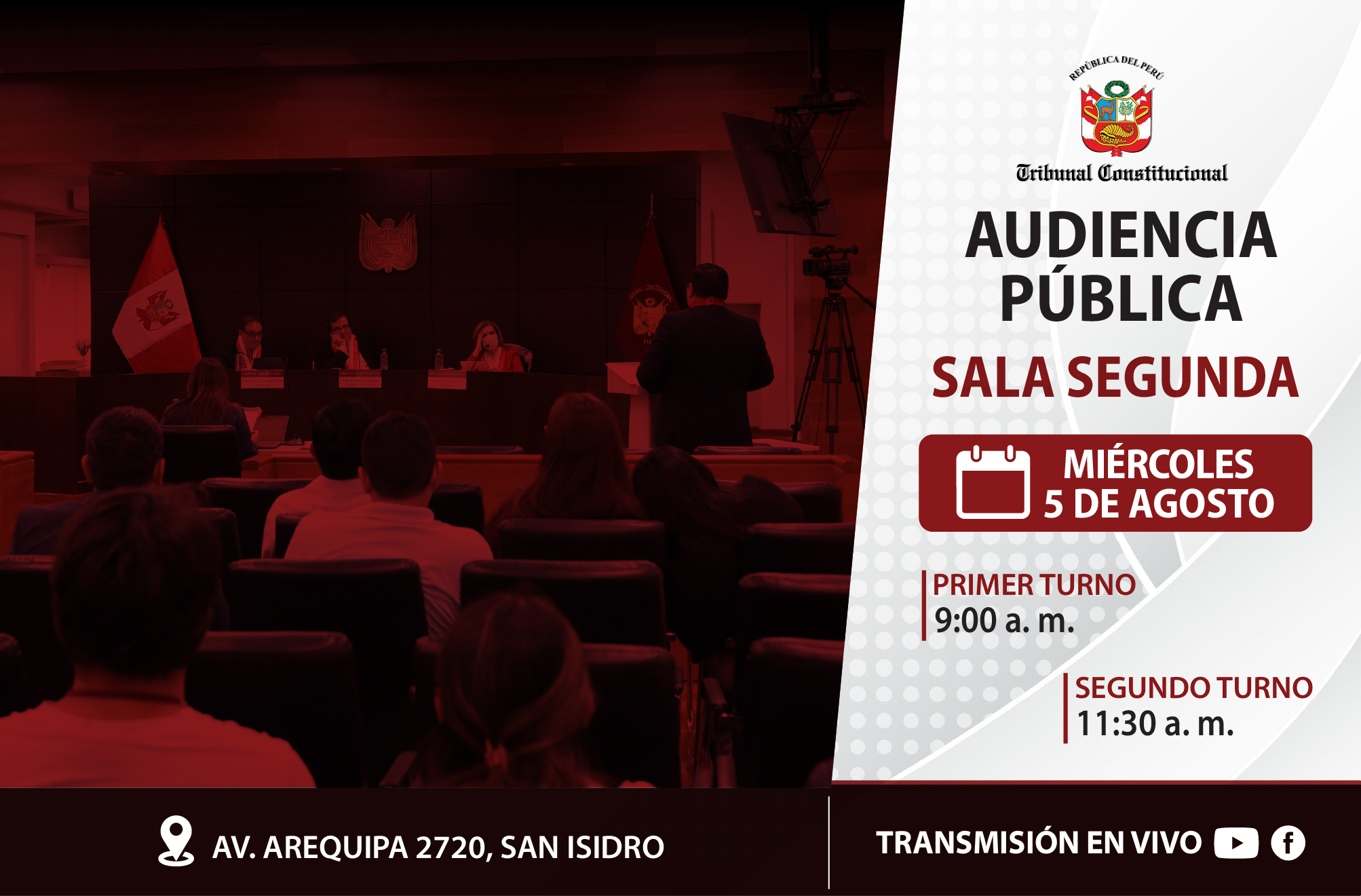 SALA SEGUNDA DEL TRIBUNAL CONSTITUCIONAL VERÁ 60 CAUSAS EL PRÓXIMO MIÉRCOLES 5 DE AGOSTO