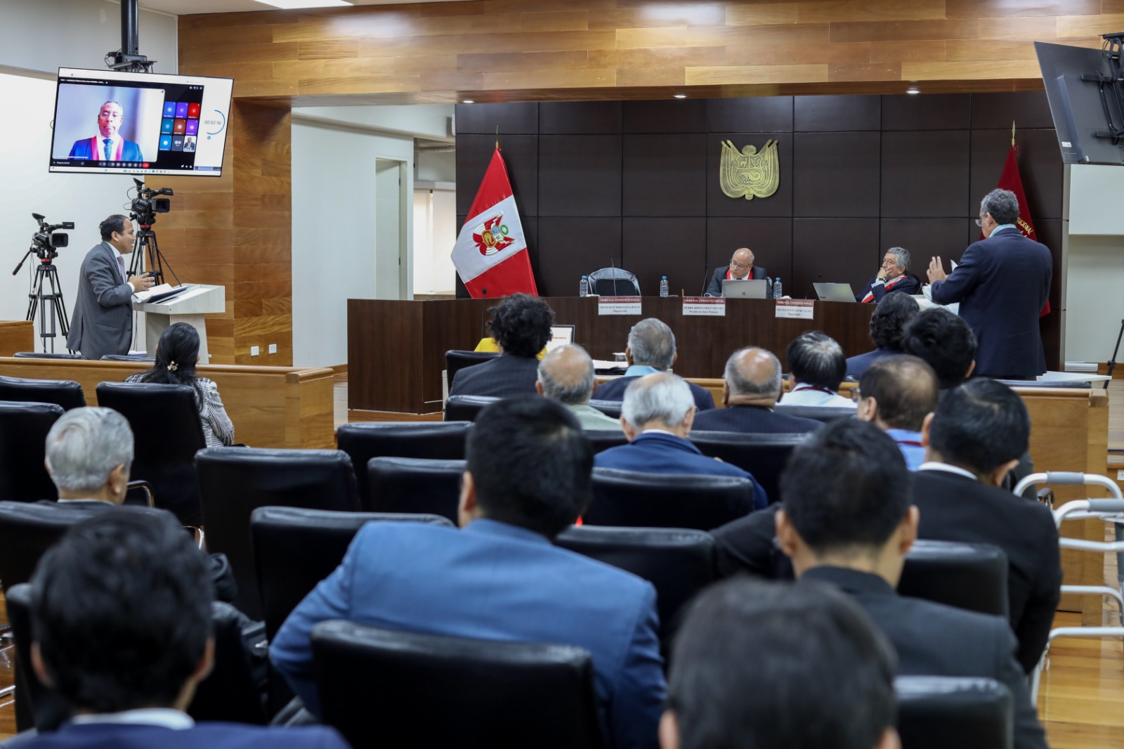 SALA PRIMERA DEL TC ESCUCHÓ INFORMES ORALES Y DEJÓ AL VOTO 60 PROCESOS CONSTITUCIONALES DURANTE AUDIENCIA PÚBLICA