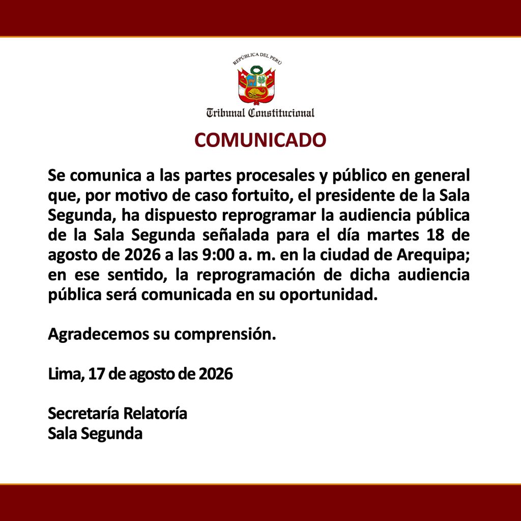 COMUNICADO