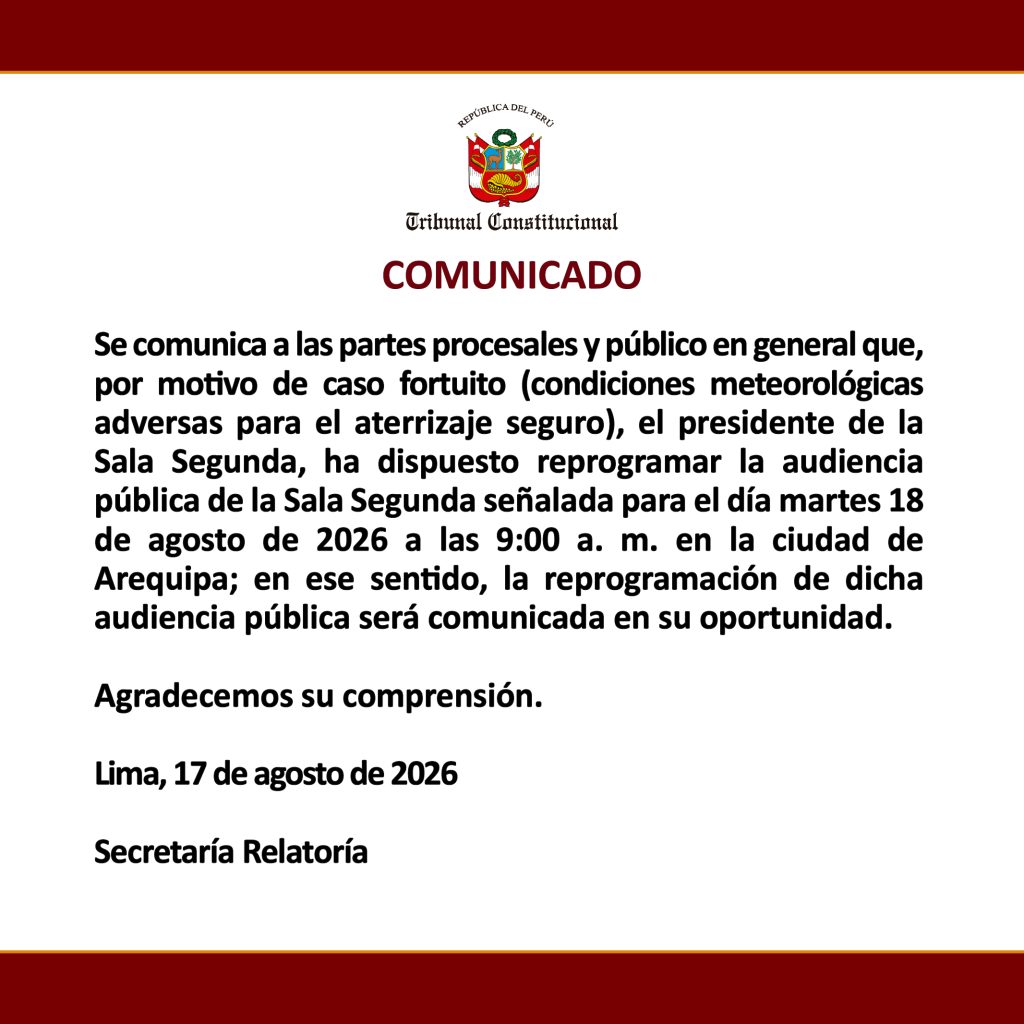 COMUNICADO