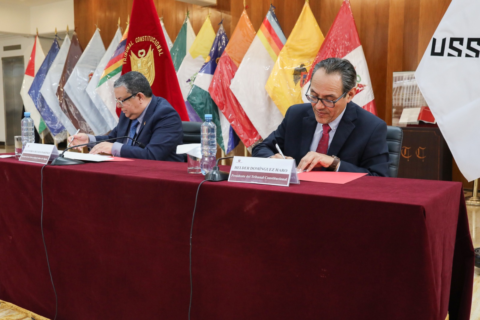 TRIBUNAL CONSTITUCIONAL Y LA UNIVERSIDAD SEÑOR DE SIPÁN SUSCRIBEN CONVENIO MARCO DE COOPERACIÓN INTERINSTITUCIONAL