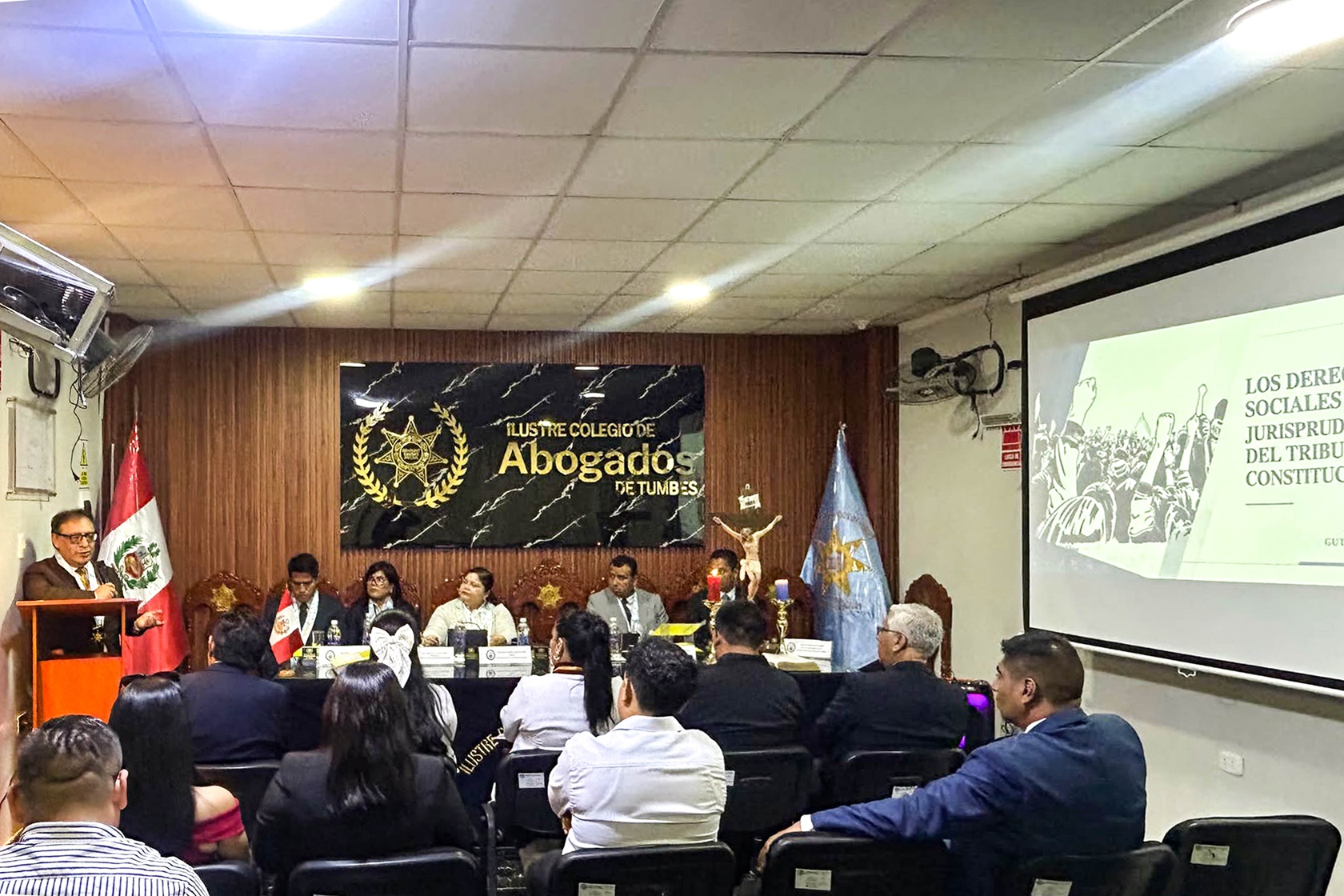 MAGISTRADO DEL TC GUSTAVO GUTIÉRREZ INICIÓ EN TUMBES EL I COLOQUIO DE DERECHO PENAL Y CONSTITUCIONAL EN HOMENAJE AL JURISTA RAÚL PEÑA CABRERA
